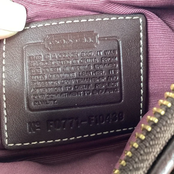 Coach Patchwork Leather Crossbody Bag in Brown, Pink, and Gold Fall Shoulder Pur - Picture 9 of 14